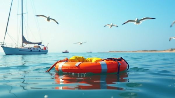 Un gilet de sauvetage peut sauver des vies en mer